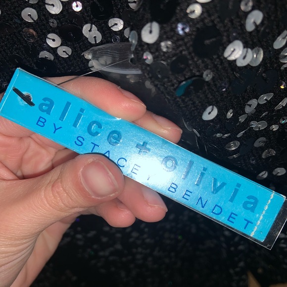 Alice & Olivia black grandpa cardigan sweater  –– NWT‼️ SALE - Picture 10 of 13